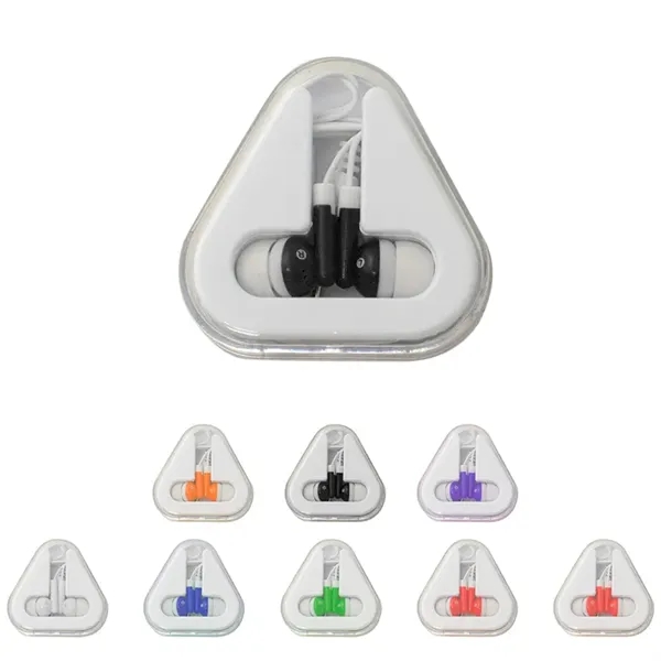 Ear Buds with Triangle Case - Ear Buds with Triangle Case - Image 8 of 8