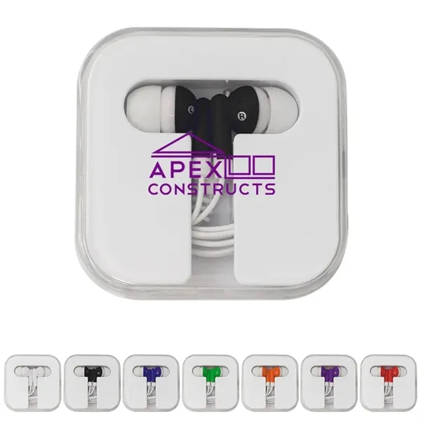 Ear Buds with Square Case - Ear Buds with Square Case - Image 0 of 8
