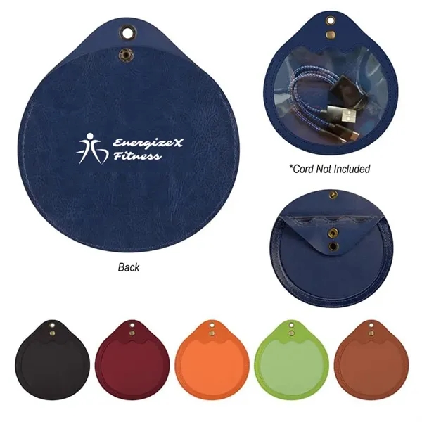 Round Tech Accessories Pouch - Round Tech Accessories Pouch - Image 0 of 7