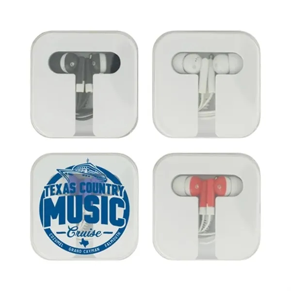 Earbuds In Square Caddy - Earbuds In Square Caddy - Image 0 of 4