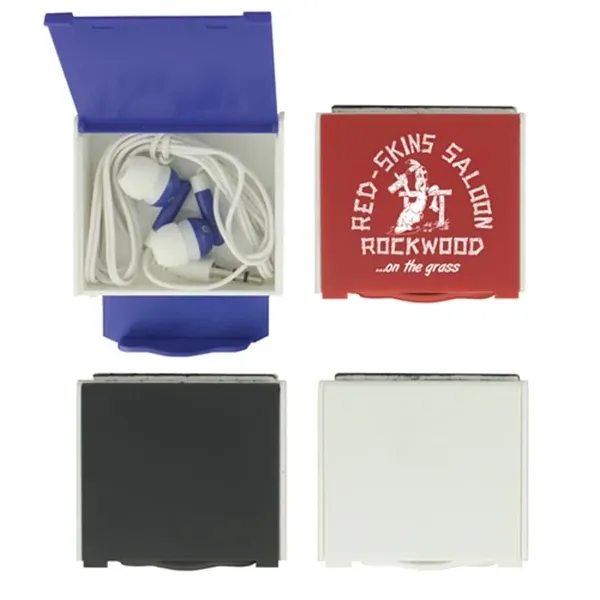 Earbuds with Stand and Cleaner - Earbuds with Stand and Cleaner - Image 0 of 4