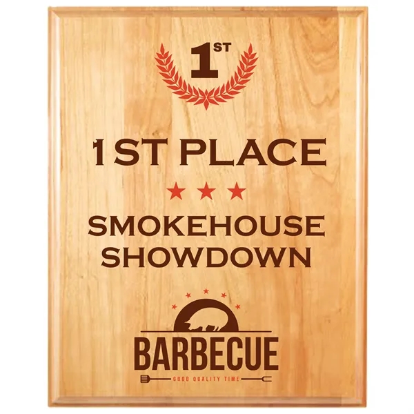 8" x 10" Genuine Cherry Plaque - 8" x 10" Genuine Cherry Plaque - Image 0 of 2