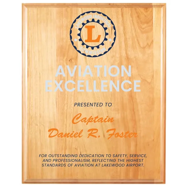 12" x 15" Genuine Cherry Plaque - 12" x 15" Genuine Cherry Plaque - Image 0 of 2