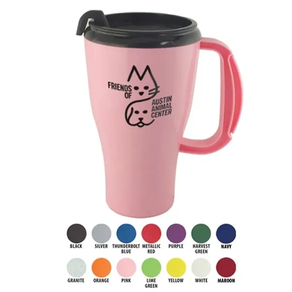 Mugs - 16 Oz. Omega Mug With Spill-Resistant Lid - Mugs - 16 Oz. Omega Mug With Spill-Resistant Lid - Image 0 of 12