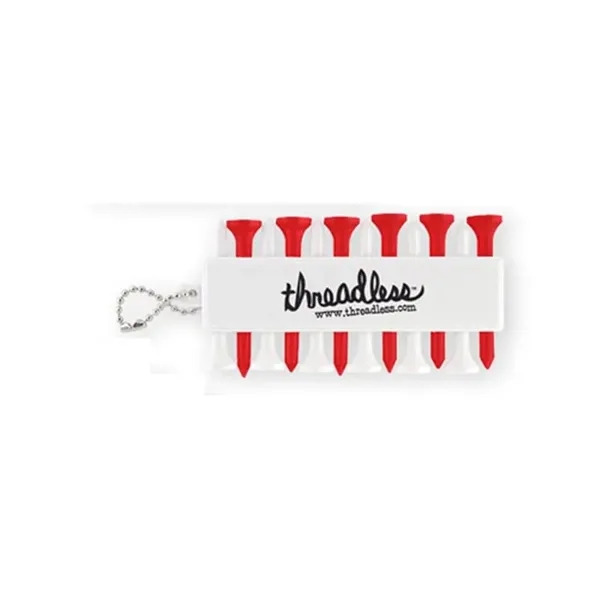 Golf Tee & Tee Holder Keychain - Golf Tee & Tee Holder Keychain - Image 3 of 3