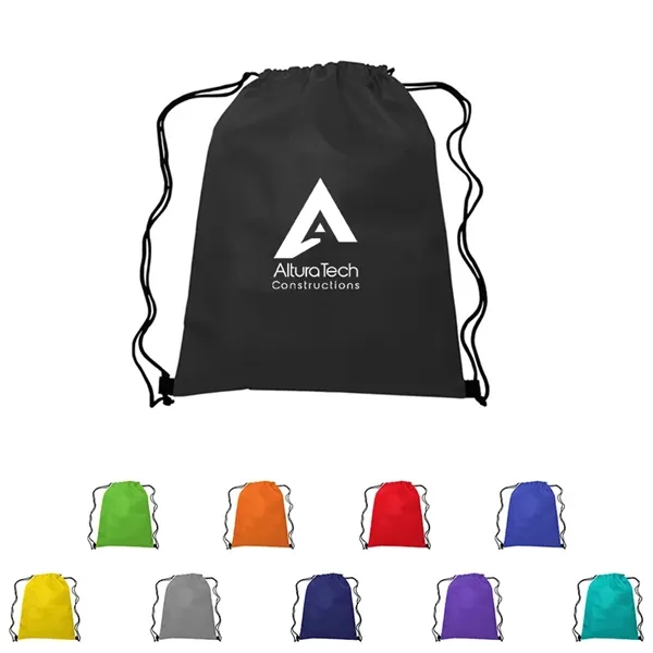 13.5"w x 16.5"h Drawstring Non-Woven Bag - 13.5"w x 16.5"h Drawstring Non-Woven Bag - Image 0 of 11