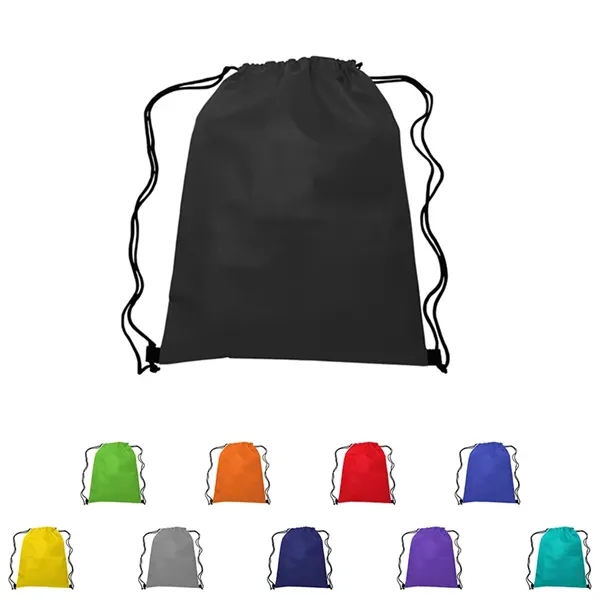13.5"w x 16.5"h Drawstring Non-Woven Bag - 13.5"w x 16.5"h Drawstring Non-Woven Bag - Image 11 of 11