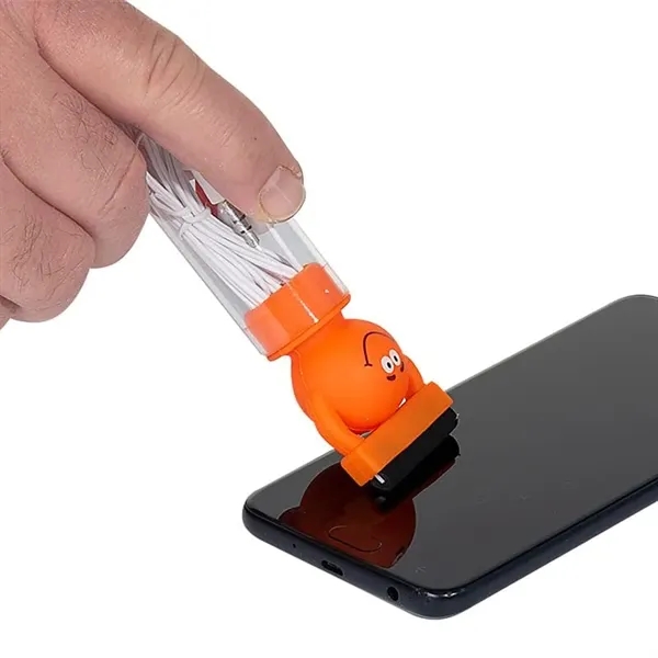 Screen-Cleaning Earphones Set - Screen-Cleaning Earphones Set - Image 4 of 10