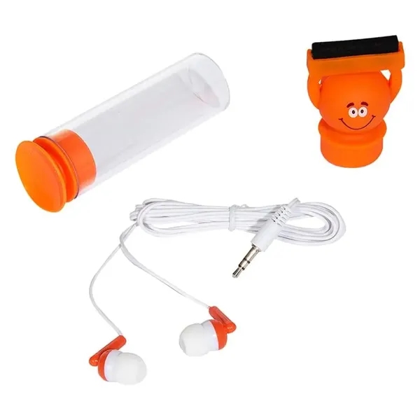 Screen-Cleaning Earphones Set - Screen-Cleaning Earphones Set - Image 5 of 10