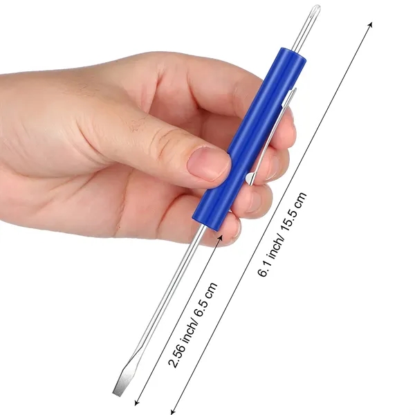 2-in-1 Double-Headed Pocket Pen Screwdriver - 2-in-1 Double-Headed Pocket Pen Screwdriver - Image 1 of 4