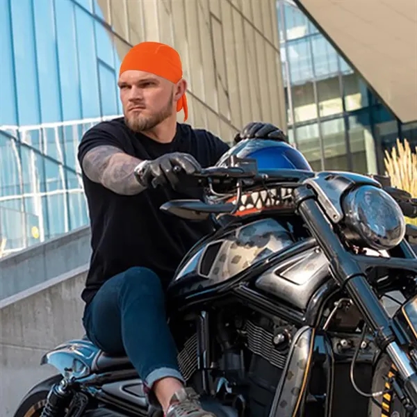 Sweat-Absorbent and Breathable Pirate Headscarf - Sweat-Absorbent and Breathable Pirate Headscarf - Image 4 of 4