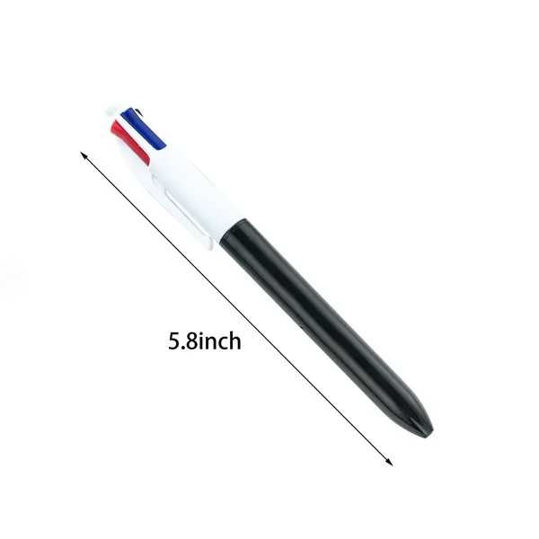 4-In-1 Retractable Multi-Color Ballpoint Pen - 4-In-1 Retractable Multi-Color Ballpoint Pen - Image 2 of 2