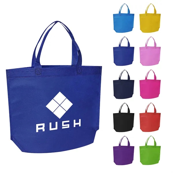 13"x10"x4" Non Woven Shopping Tote Bag - 13"x10"x4" Non Woven Shopping Tote Bag - Image 0 of 4