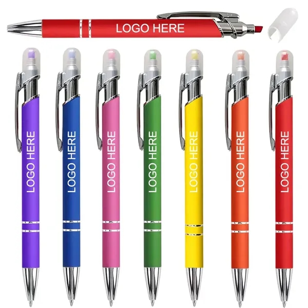 Personalized Incline Pen With Highlighter - Personalized Incline Pen With Highlighter - Image 0 of 9
