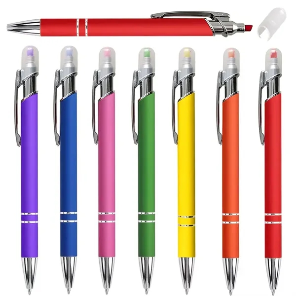 Personalized Incline Pen With Highlighter - Personalized Incline Pen With Highlighter - Image 1 of 9