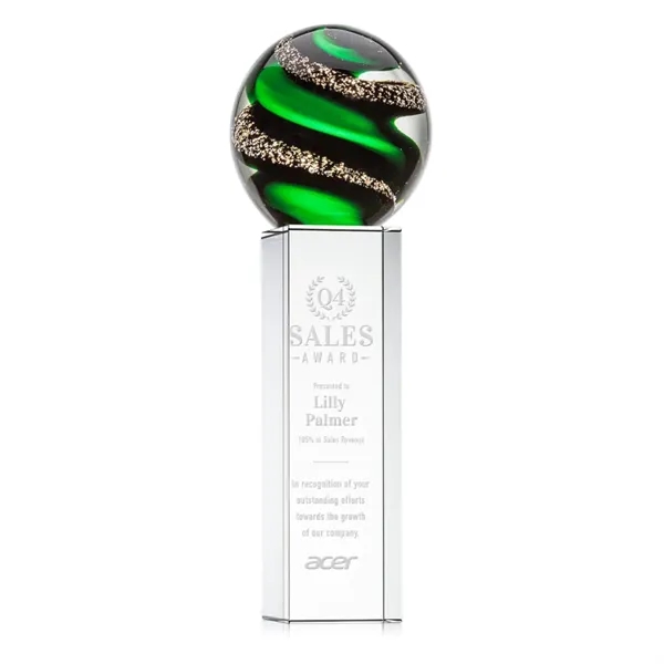 Zodiac Award on Dakota Base - Clear - Zodiac Award on Dakota Base - Clear - Image 5 of 6