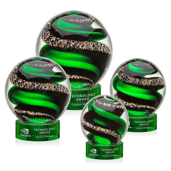 Zodiac Award on Stanrich Base - Green - Zodiac Award on Stanrich Base - Green - Image 0 of 8