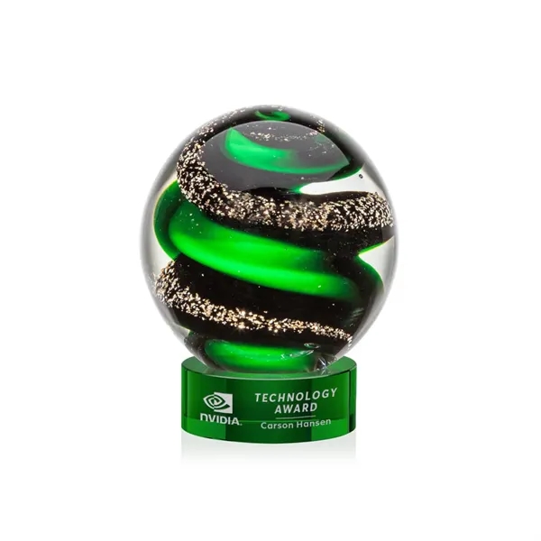 Zodiac Award on Stanrich Base - Green - Zodiac Award on Stanrich Base - Green - Image 3 of 8