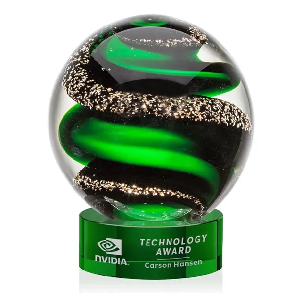 Zodiac Award on Stanrich Base - Green - Zodiac Award on Stanrich Base - Green - Image 7 of 8