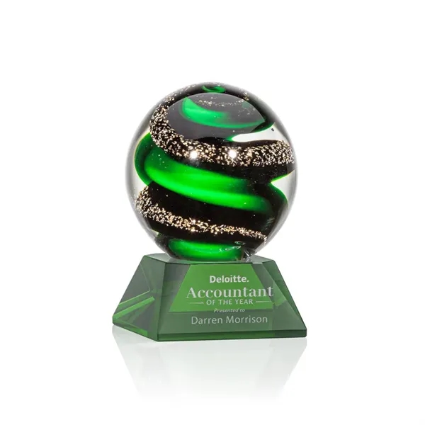 Zodiac Award on Sheffield Base - Green - Zodiac Award on Sheffield Base - Green - Image 1 of 6