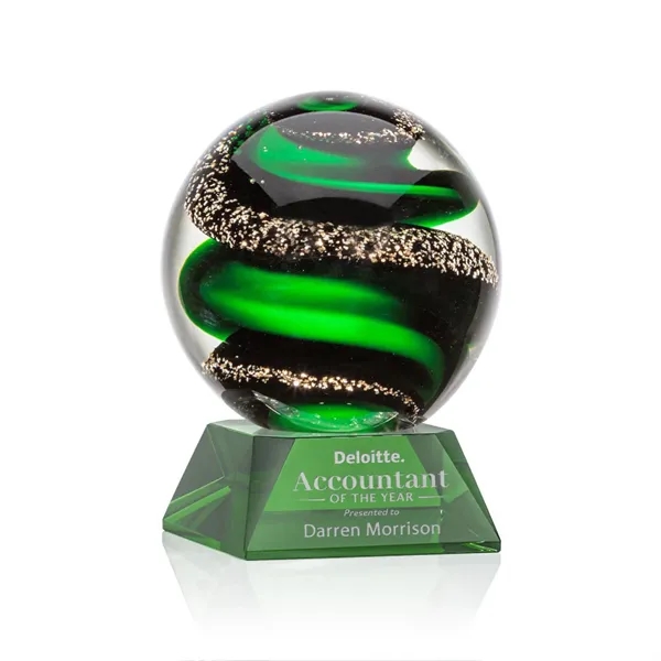 Zodiac Award on Sheffield Base - Green - Zodiac Award on Sheffield Base - Green - Image 3 of 6