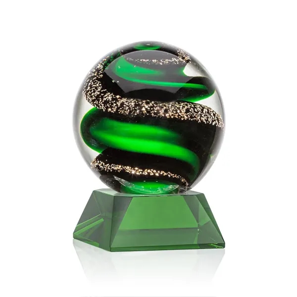 Zodiac Award on Sheffield Base - Green - Zodiac Award on Sheffield Base - Green - Image 4 of 6