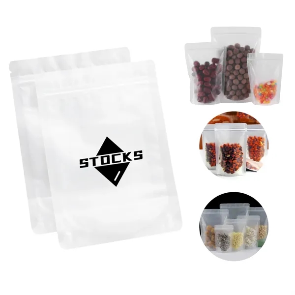 Frosted Transparent Food Bag - Frosted Transparent Food Bag - Image 0 of 6