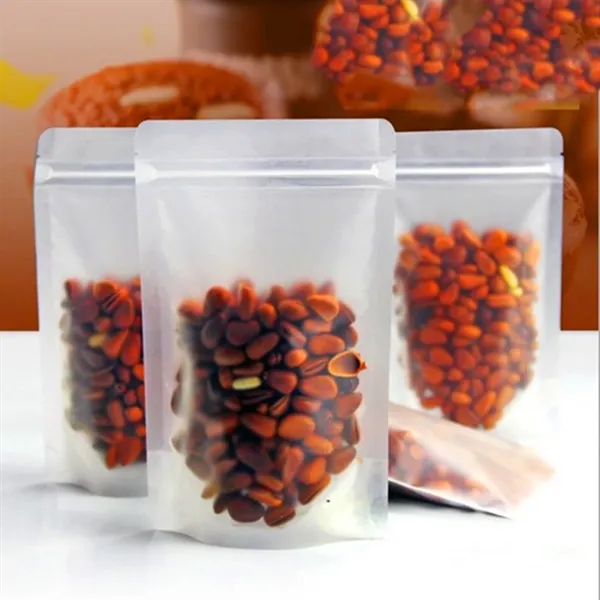 Frosted Transparent Food Bag - Frosted Transparent Food Bag - Image 1 of 6