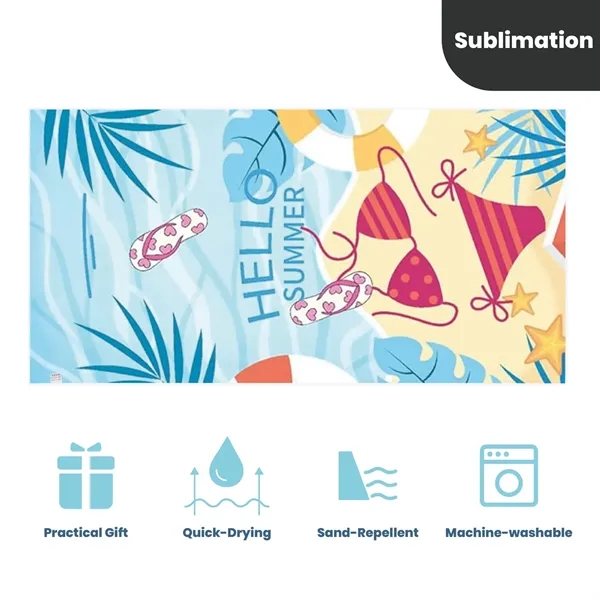 Dye Sublimated Gentle Texture Beach Towel - Dye Sublimated Gentle Texture Beach Towel - Image 0 of 0