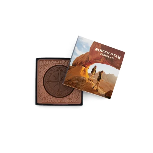 2oz. Combo Chocolate Bar with 4"x4" Gift Box