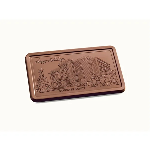 Giant 2lb Engraved Chocolate Bar w/ Classic Custom Packaging