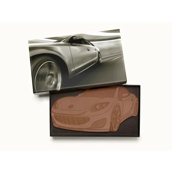 14"x8" Custom Decorated Chocolate Shape w/ Luxury Packaging - 14"x8" Custom Decorated Chocolate Shape w/ Luxury Packaging - Image 1 of 2