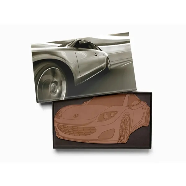 Custom Decorated Chocolate Shape with Classic Packaging