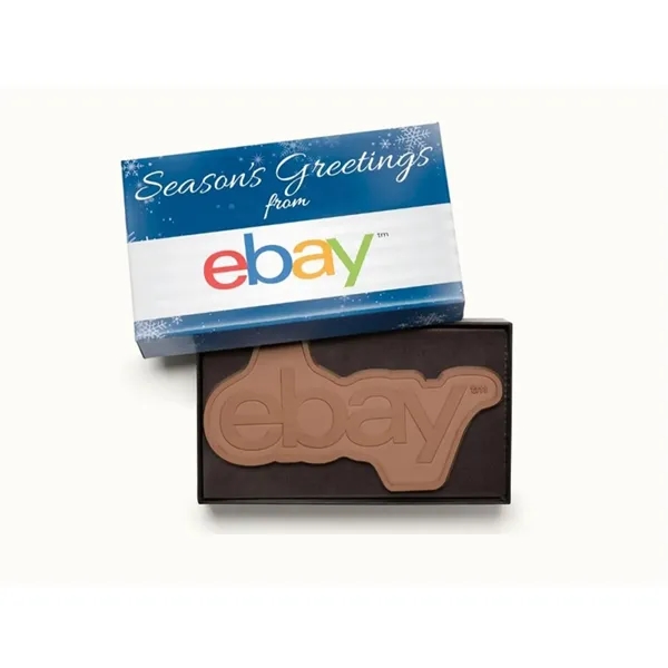 9"x5" Decorated Chocolate Shape w/ Custom Packaging