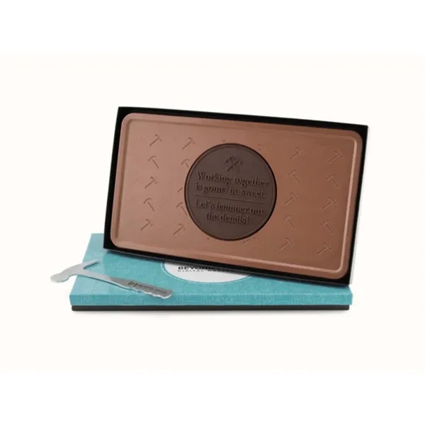 Giant 2lb. Engraved Combo Chocolate Bar w/ Classic Packaging