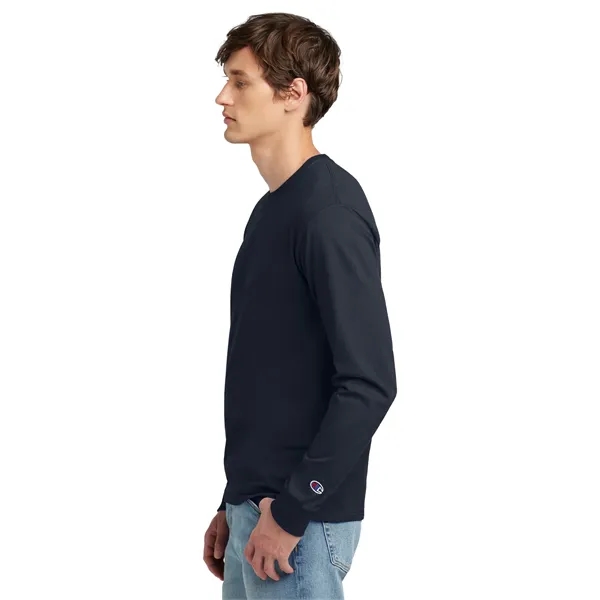 Champion Heritage 5.2-Oz Jersey Long Sleeve Tee - Champion Heritage 5.2-Oz Jersey Long Sleeve Tee - Image 7 of 14