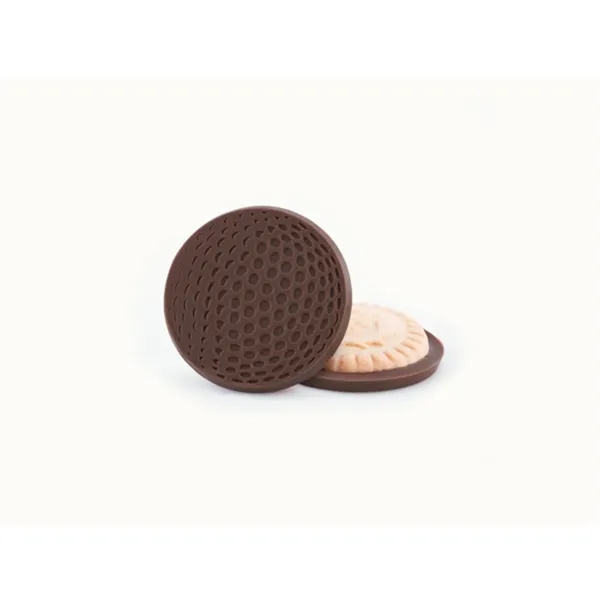 Decadent Shortbread Cookie with Custom Engraved Chocolate