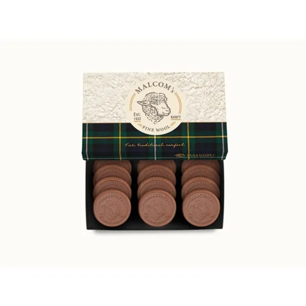 Chocolate Shortbread Cookie Gift Set w/ Luxury Packaging - Chocolate Shortbread Cookie Gift Set w/ Luxury Packaging - Image 1 of 7