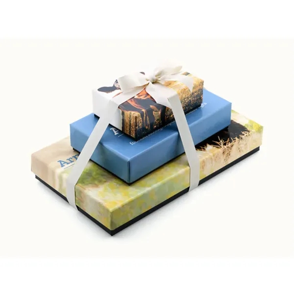 Indulgent 3-Tiered Gift Tower with Luxury Custom Packaging