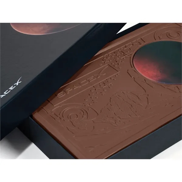 Custom Giant 2lb. Engraved Combo Chocolate Bar w/ Luxury Packaging
