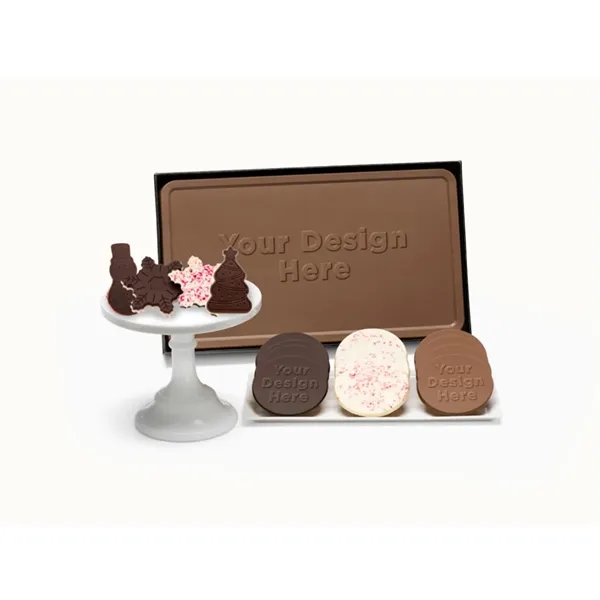 Indulgent 3-Tiered Gift Tower with Luxury Custom Packaging