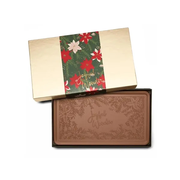 Giant 2lb. Chocolate Bar w/ Luxury Holiday Packaging