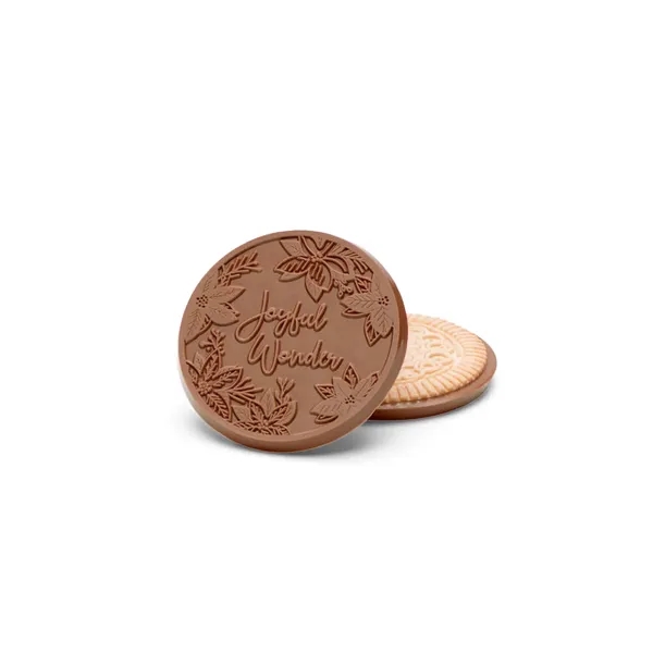 Custom Joyful Four-Bite Milk Chocolate Sugar Cookie