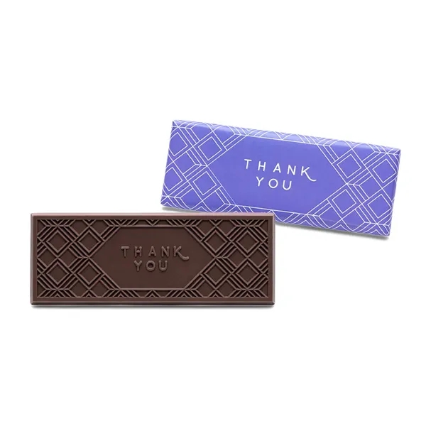 Custom Thank You 2"x5" Themed Chocolate Wrapper Bar