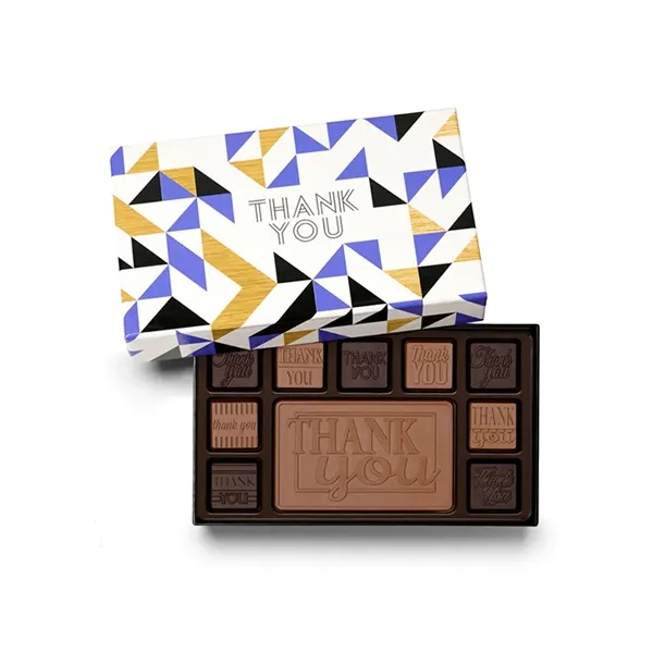 Thank You 19-Piece Chocolate Gift Set with Classic Packaging