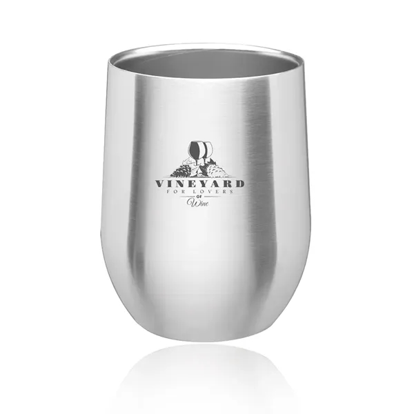 11 oz. Stainless Steel Stemless Wine Glasses - 11 oz. Stainless Steel Stemless Wine Glasses - Image 1 of 6