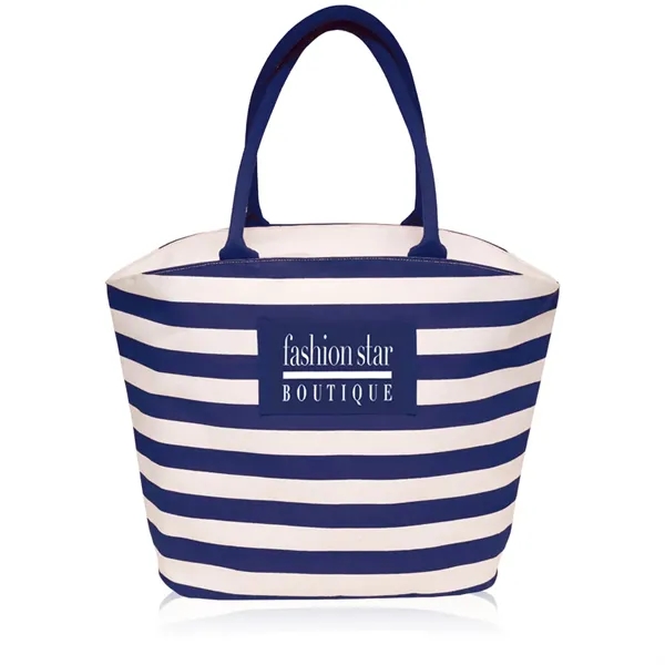 Striped Mariner Tote Bag - Striped Mariner Tote Bag - Image 0 of 2