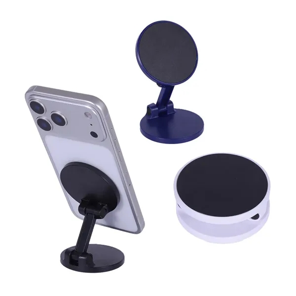 Pillar Magnetic Collapsible Phone Stand with Magnetic Base - Pillar Magnetic Collapsible Phone Stand with Magnetic Base - Image 0 of 3