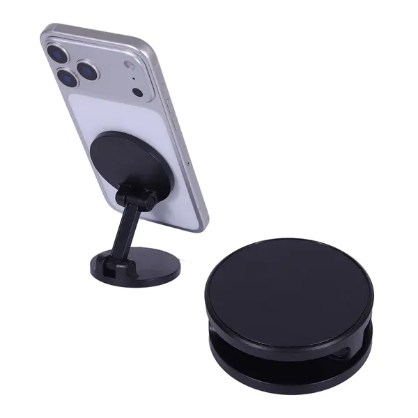 Pillar Magnetic Collapsible Phone Stand with Magnetic Base - Pillar Magnetic Collapsible Phone Stand with Magnetic Base - Image 1 of 3