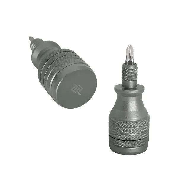 6-in-1 Recycled Aluminum Screwdriver Tool.